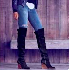 Vince Camuto Granta Wedge Over The Knee Boots